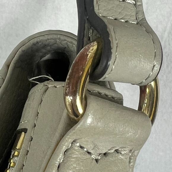 Aimee Kestenberg Purse Elephant Grey Leather Crossbody Zip Me Up - Picture 4 of 16